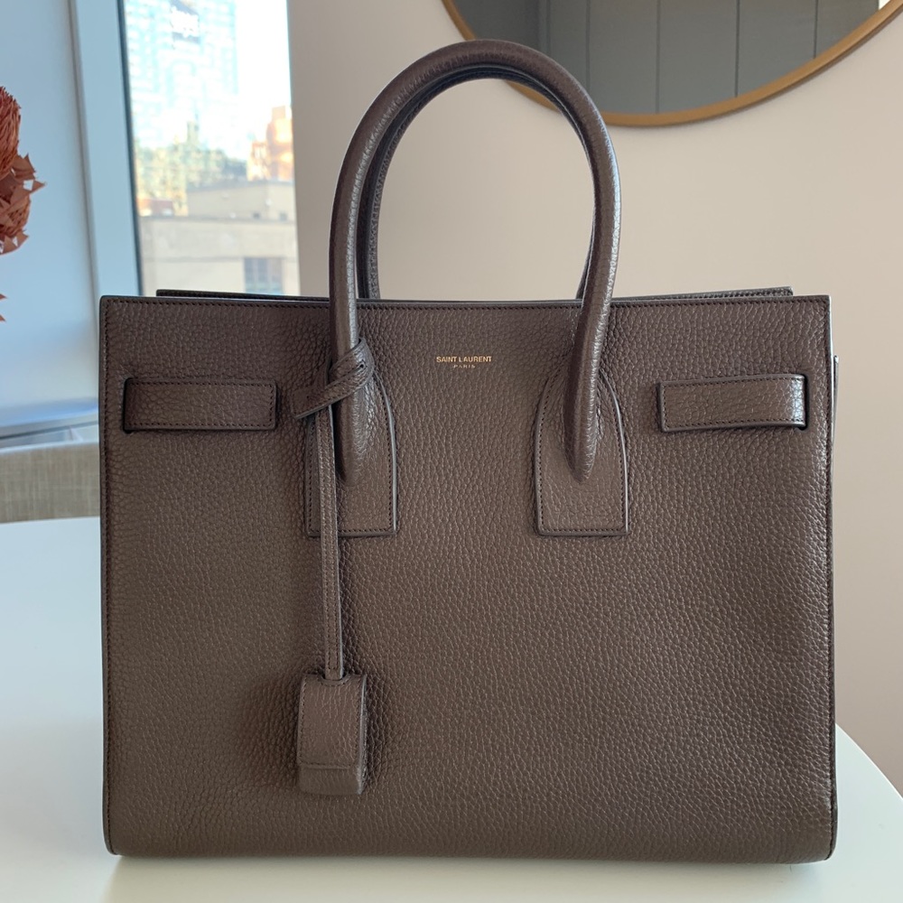 Saint Laurent Sac De Jour Small Tote Fog - Picture 1 of 8